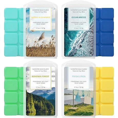 LA BELLEFÉE Melting Wax 4 Packs of 4 Scents of Winds in...