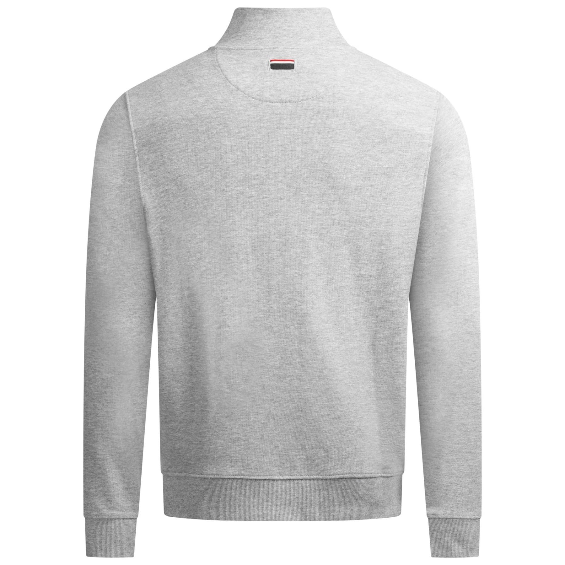 U.S. POLO ASSN. Herren Sweatjacke (S-XXL) mit Stehkragen, Reißverschluss, Eingrifftaschen und Leichter Fütterung P020