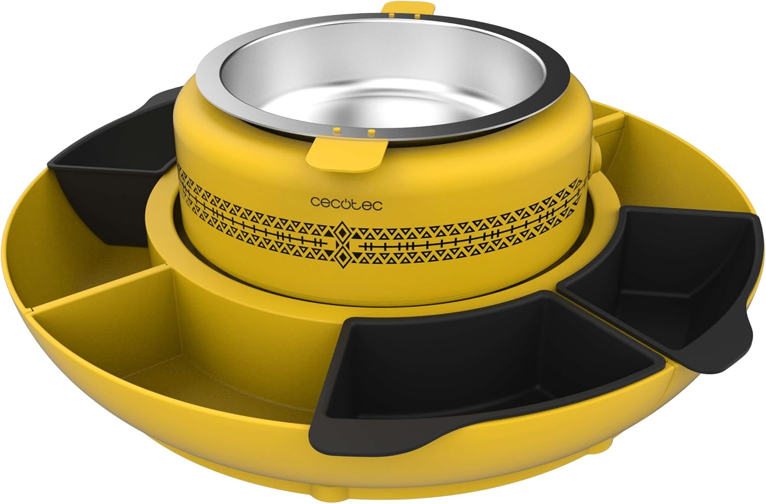 Cecotec Taco Maker Fun Taco Andale Taco Ingredients Heating Machine 40W, 600ml Central Compartment, Attractive Design for Kids, 4 Compartments and 4 Silicone Molds