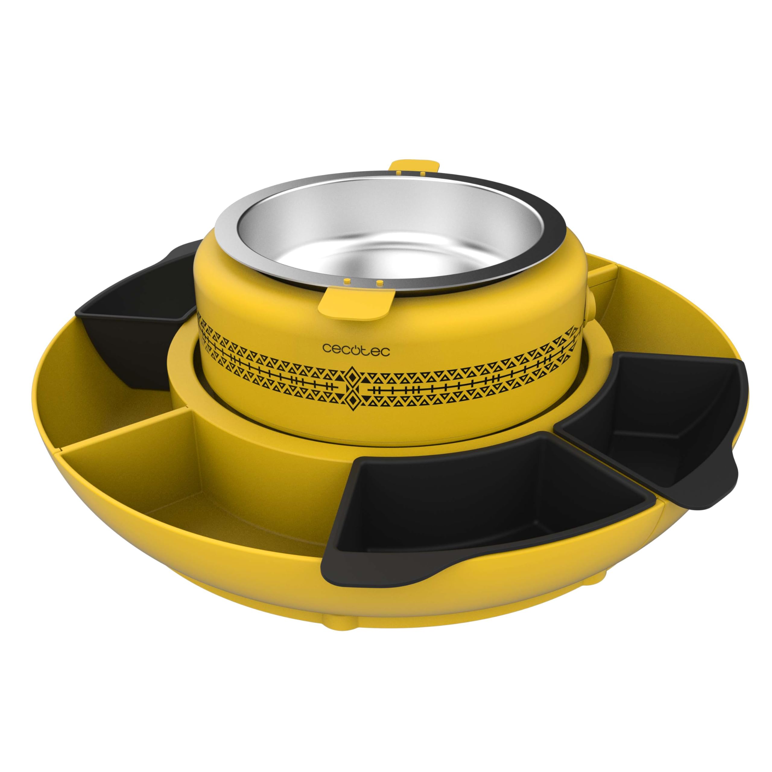 Cecotec Tacos Taco Maker Fun Taco Andale Maszyna do podgrzewania składników. 40 W, 600 ml komora środkowa, atrakcyjny design dla dzieci, 4 przegródki i 4 silikonowe formy