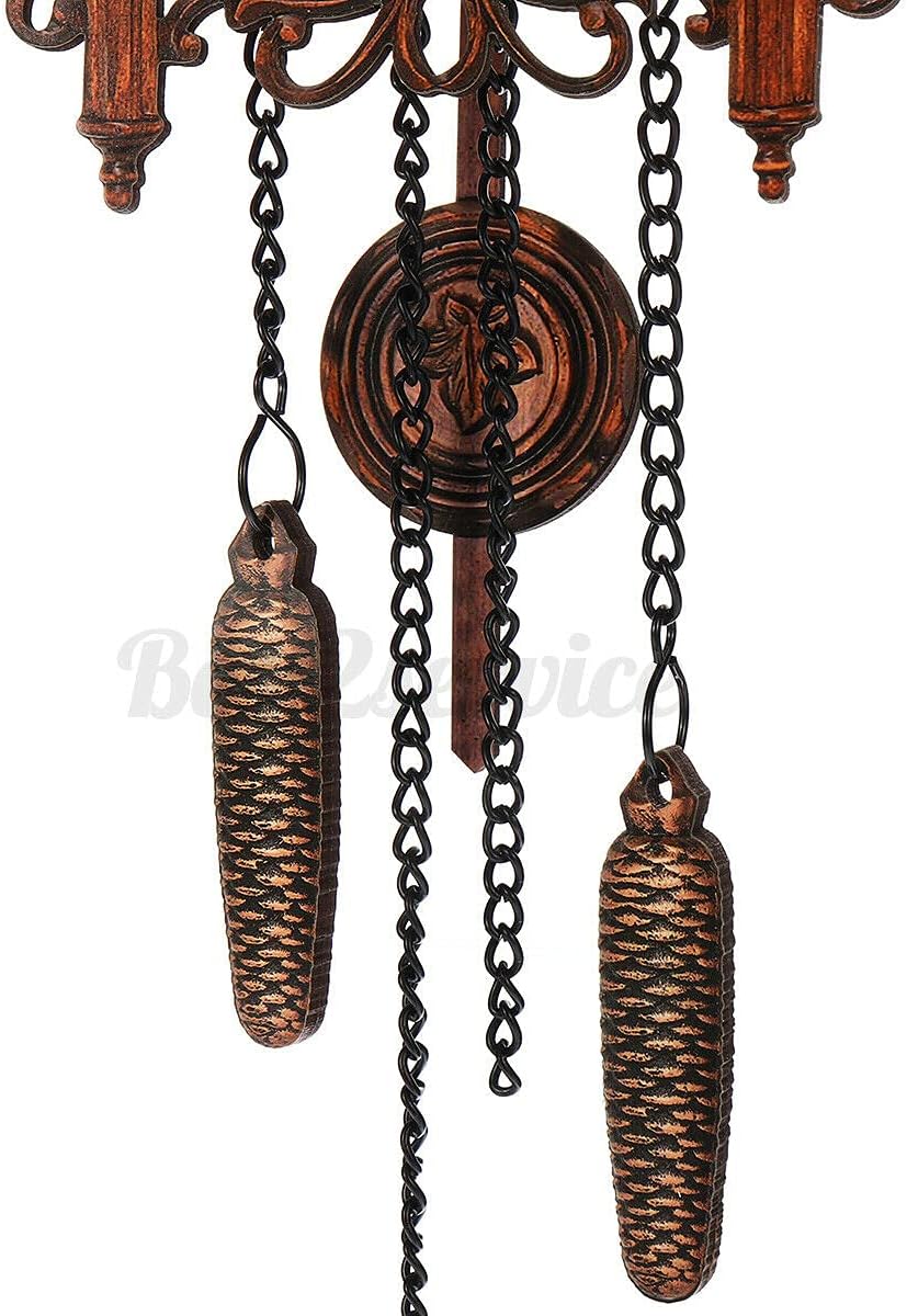 House Vintage Style Wall Wood Cuckoo Clock Forest Swing Handcraft Room Decor USA