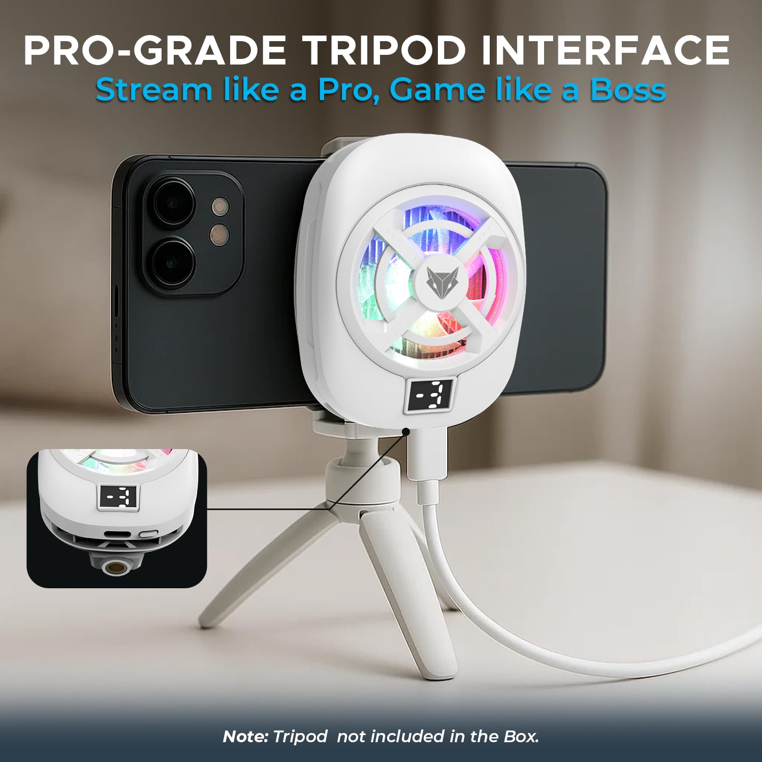 Diwali Offer Buy Now Evofox Hailstone S Phone Cooler For Gaming | 15W 3 Level 3 Diwali Offer Buy Now Evofox Hailstone S Phone Cooler For Gaming | 15W 3 Level