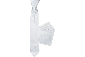 Boys First Communion Tie and Hanky Set with Cross