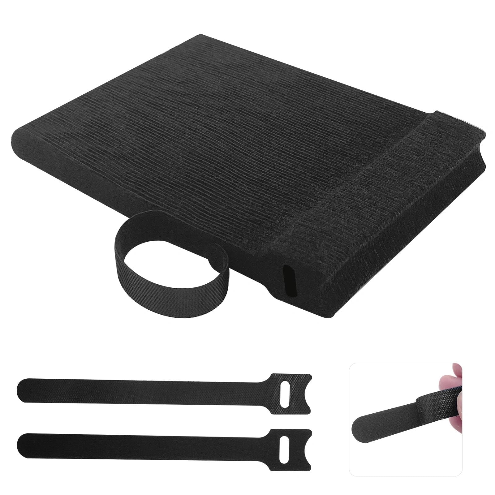 Fascette Cavi Riutilizzabili in Nylon, 70 Pezzi Stringicavo Regolabili 150 x 12 mm, Nylon Fascette Elettricista Cinturino con Hook e Loop, Ideali per Gestione Cavi Casa Ufficio Giardino