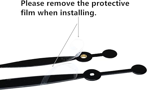 Vista 7 de TIKROUND Mecanismos de movimiento de reloj de pared de cuarzo DIY con pilas de repuesto, piezas de reparación con 260 mm/ 10.2 pulgadas de largo