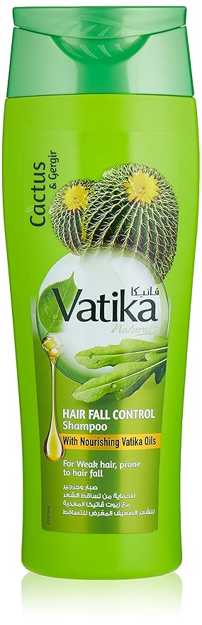 Vatika Cactus & Gergir Shampoo Hair Fall Control, 400 ml