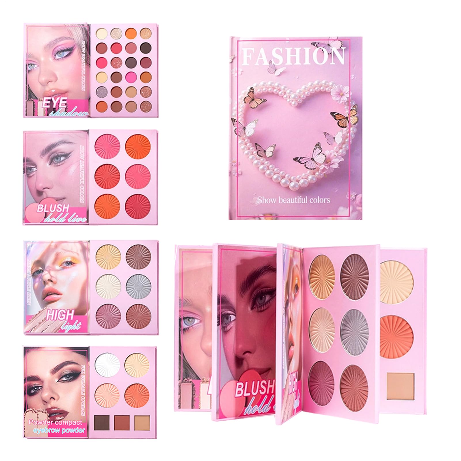 Palette Trucco Ombretti Contorno Impermeabile | Ombretti Colorati A per Matrimonio Festa Appuntamento Scatto Fotografico Natale Compleanno Viaggio Quotidiano