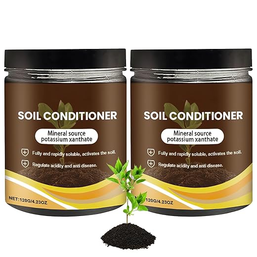 2Pcs Soil Activator, Professional Bone Meal Fertilizer, Dirt Health Booster, Liquid Fertilizer for Indoor & Outdoor Plants Premium Soil Activated Treasure for Potting Mix, and Seedling Compost