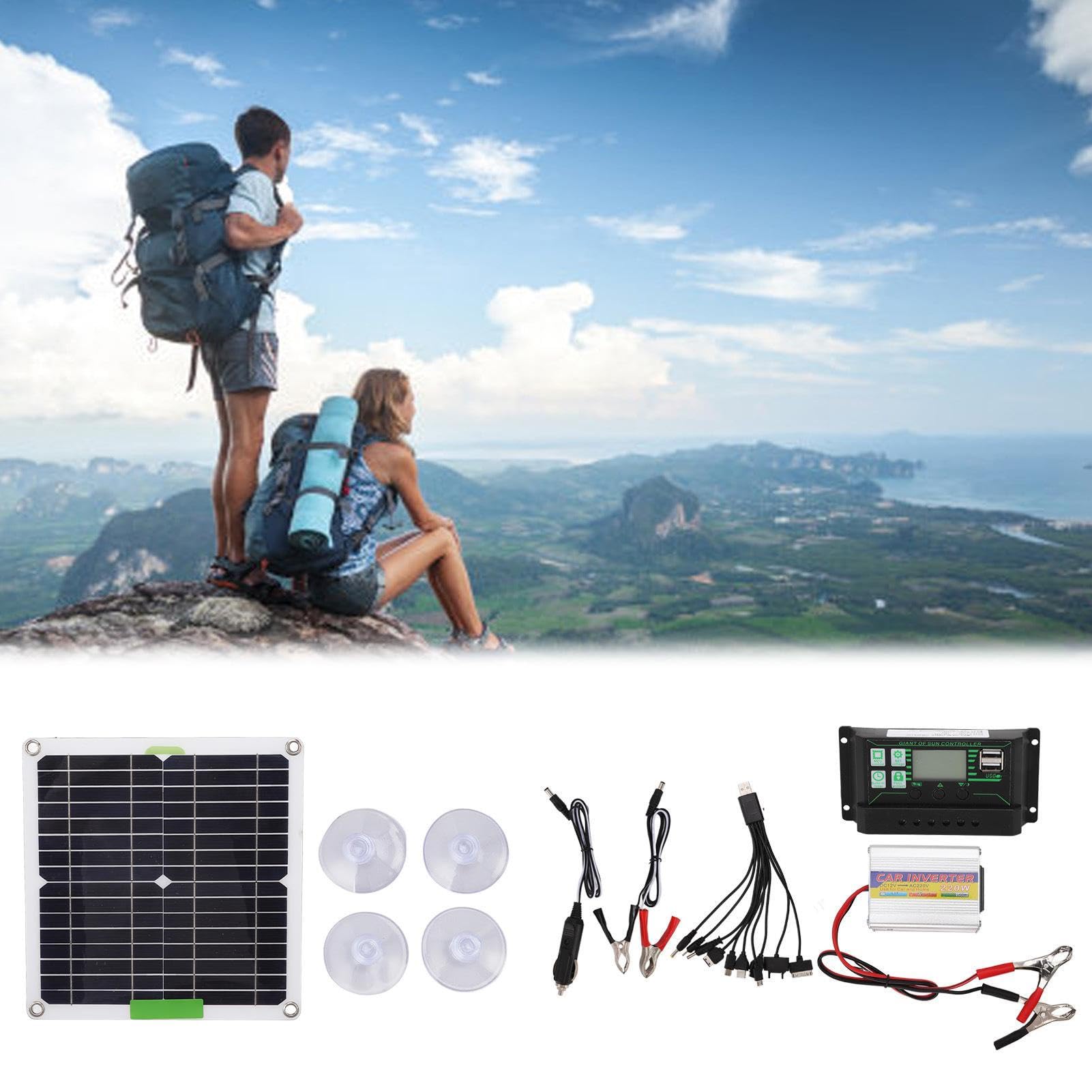 Solar Kit, 11.22 Inches Solar Power System, Complete Solar Panel Kit