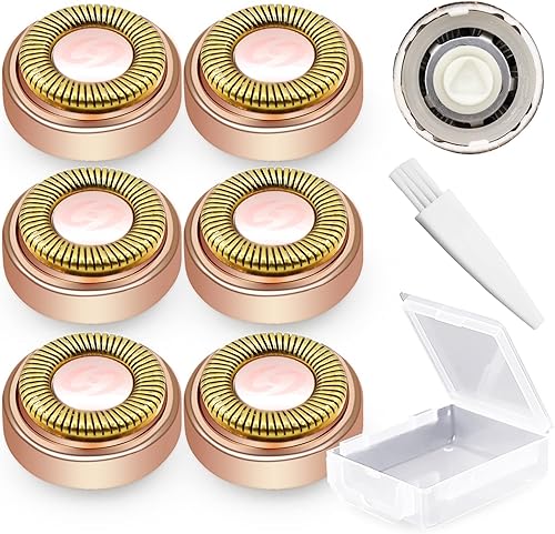 Cabezales de repuesto impecables, cabezales de repuesto para removedor de vello facial Gen 1, compatibles con la herramienta de depilación facial