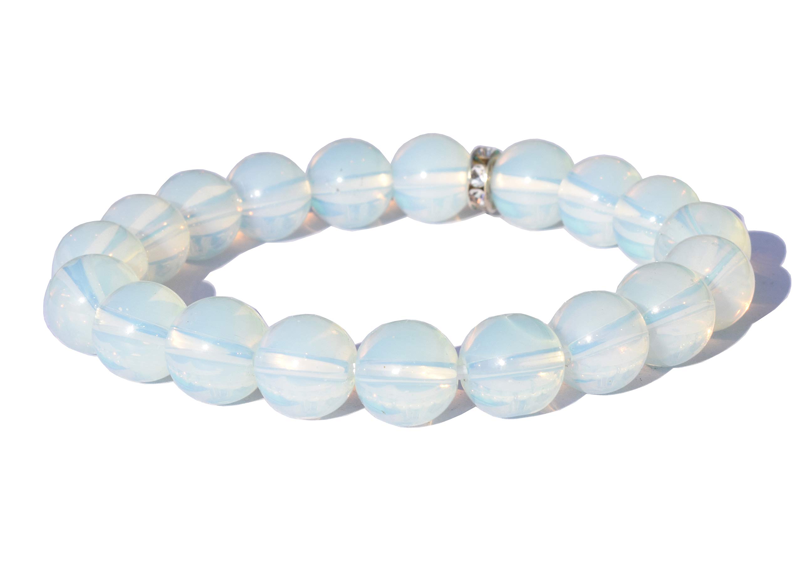 Pyramid Tatva Opalite 10 mm Round Beads Bracelet Metaphysical Vastu Reiki Crystal Healing Natural Stone. (B08QTSSBMJ) Amazon Price History, Amazon Price Tracker