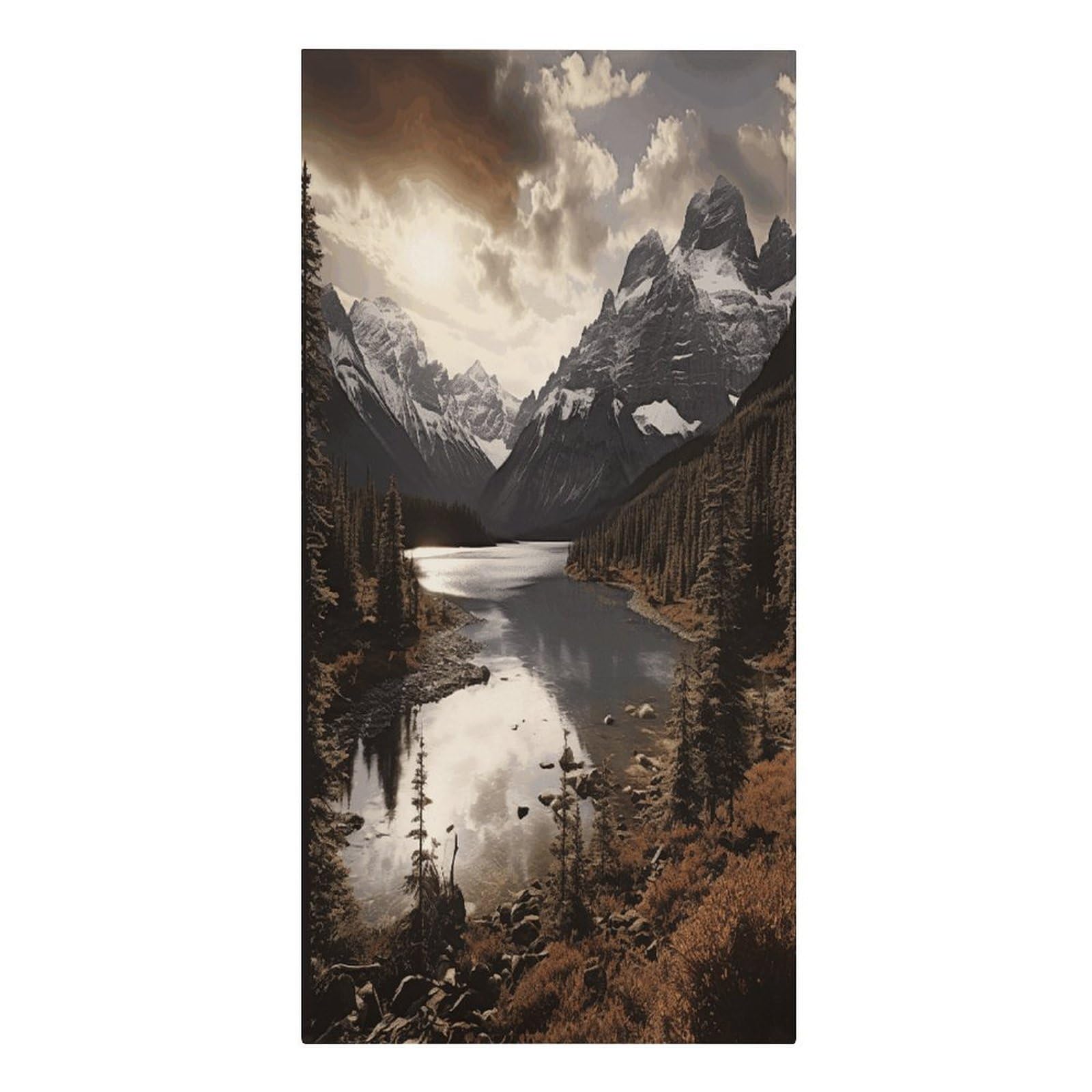 FekiLoot Landscape Towels Lightweight Thin Beach Towel Classic Soft Large Pool Towel Highly Absorbent Sand Free Bath Towels Travel Blanket for Vacation Essentials Adult Gift 30" X 61"
