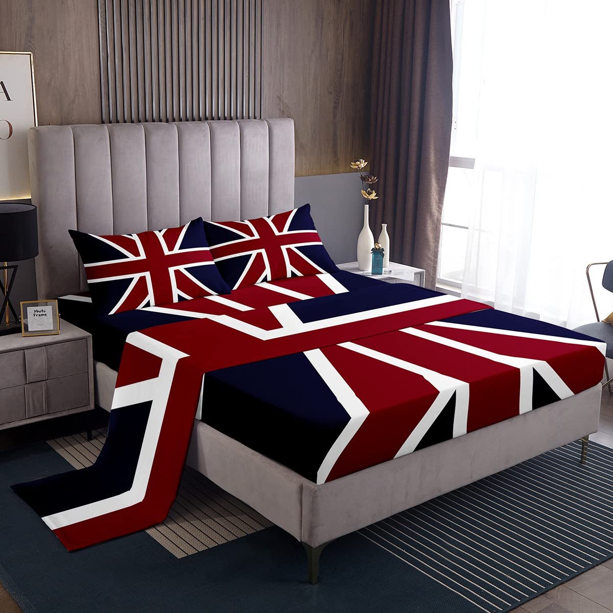 Parure de lit de luxe Angleterre en microfibre douce premium pour grand lit enfant