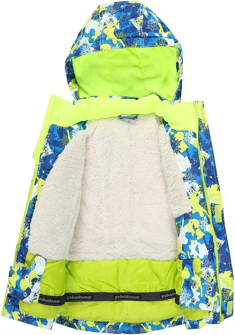 PHIBEE Big Boy's Waterproof Breathable Snowboard Ski Jacket - Image 4