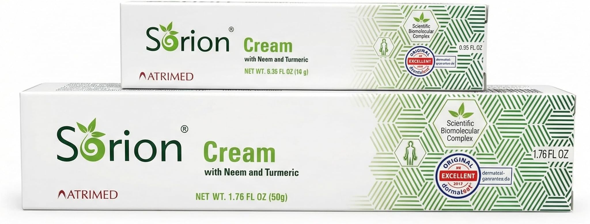 ATRIMED Sorion Cream With Neem And Turmeric For Dry, Itchy & Flaky Skin - 50g