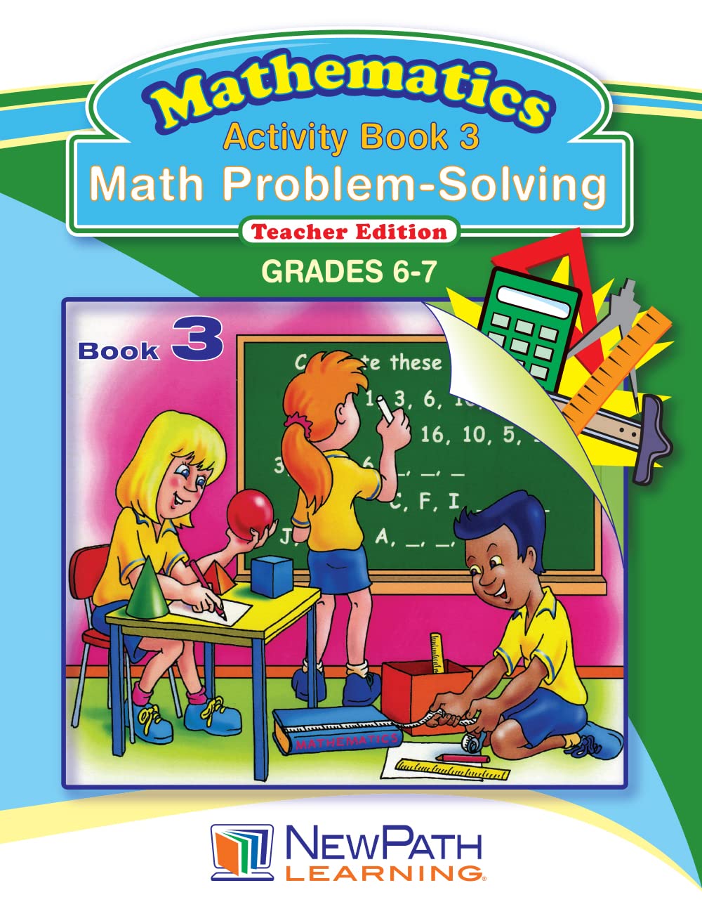 NewPath Learning Math Problem Solving Series Reproducible Workbook, Grade 6-7