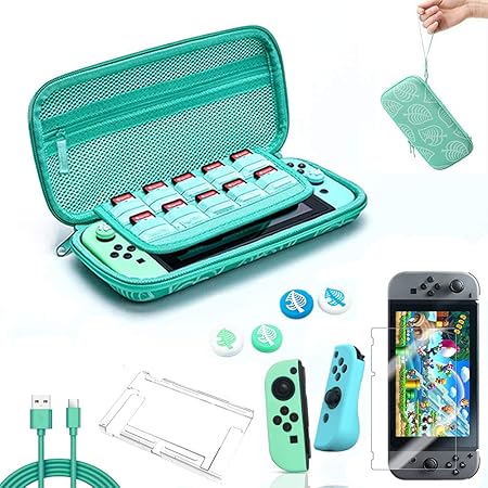 Amazon Co Jp X Gun ニンテンドースイッチ ケース Nintendo Switch対応 Nintendo Switch ケース どうぶつの森 耐衝撃 ニンテンドースイッチ カバー 防塵 防汚 Nintendo Switch ガラスフィルム 可愛 スティックカバー 4個入り あつまれ どうぶつの森セット