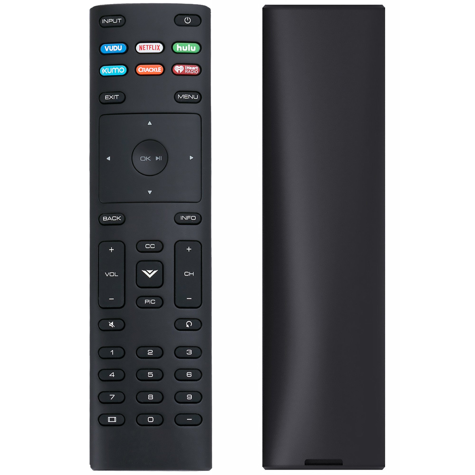WINFLIKE New XRT136 TV Remote Control for Vizio Smart TV D24f-F1 D32f-F1 D43f-F1 D50f-F1 P75-E1 E43-E2 E50-E1 E50x-E1 E55-E1 E55-E2 E60-E3 E65-E0 E65-E1 E65-E3 E70-E3 E75-E1 E75-E3 E80-E3 M50-E1 M55-E