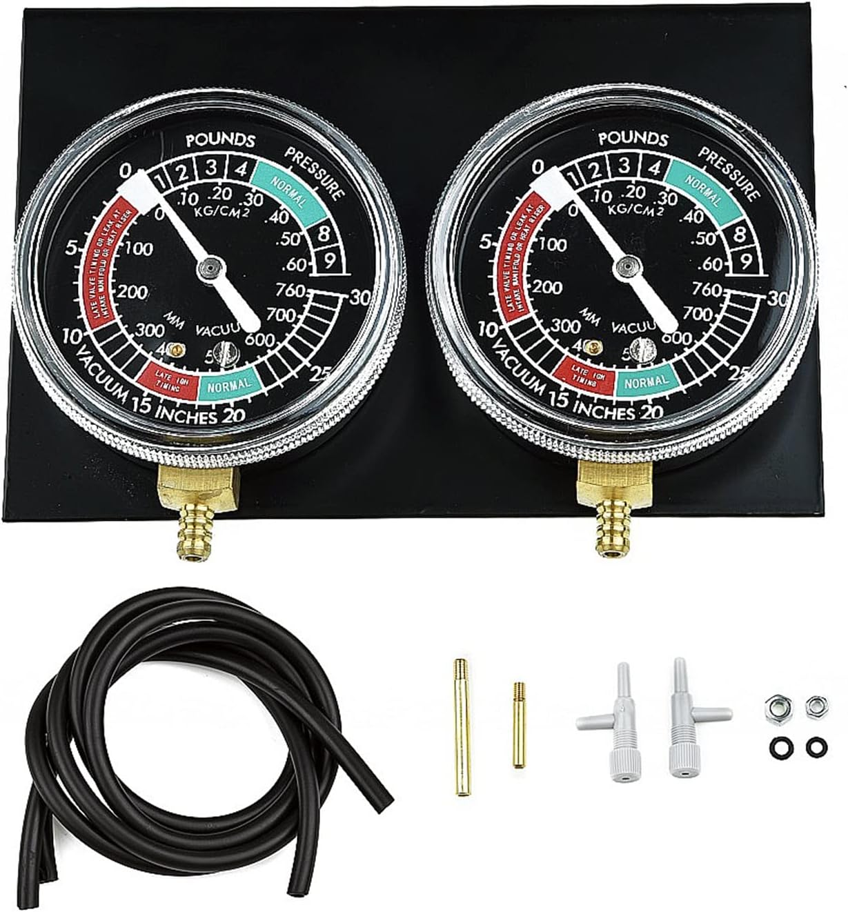 Motorbike Fuel Supply Motorcycle Carburetor Synchronizer Gauge Tool Carb 2 Cylinder Sync Replacement Parts, Motorbike Engine Accessories Carburetor Kit