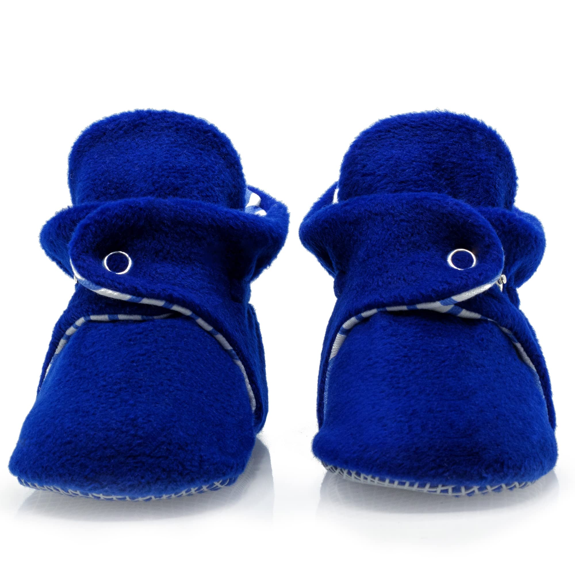 Ella Bonna Mini botines de forro polar con parte inferior antideslizante, flexibles, para bebés y niñas