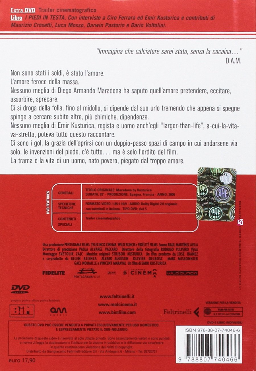 Maradona. DVD. Con libro