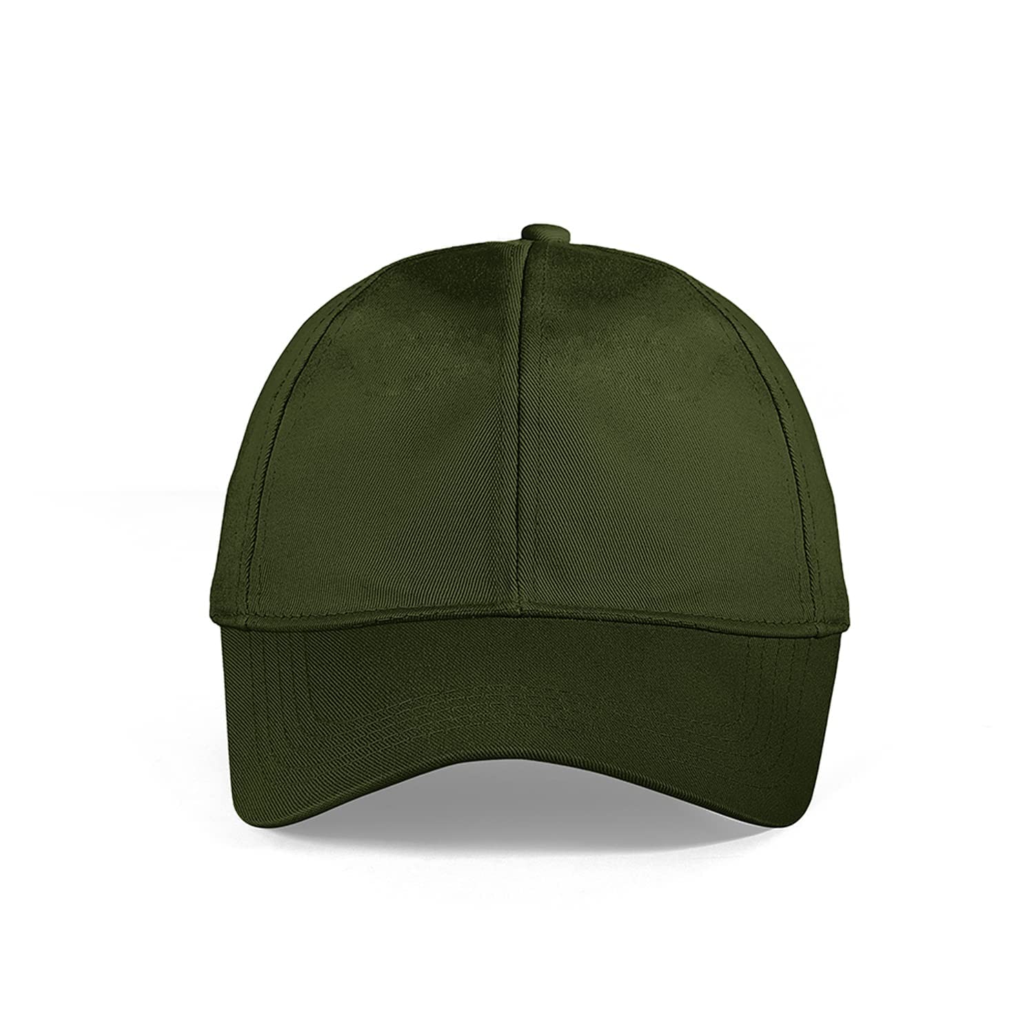 JMP Mens & Womens Caps Cotton Stylish Latest Plain Baseball Cap Sports Hat Solid Plain Adjustable Cap (Dark Green)