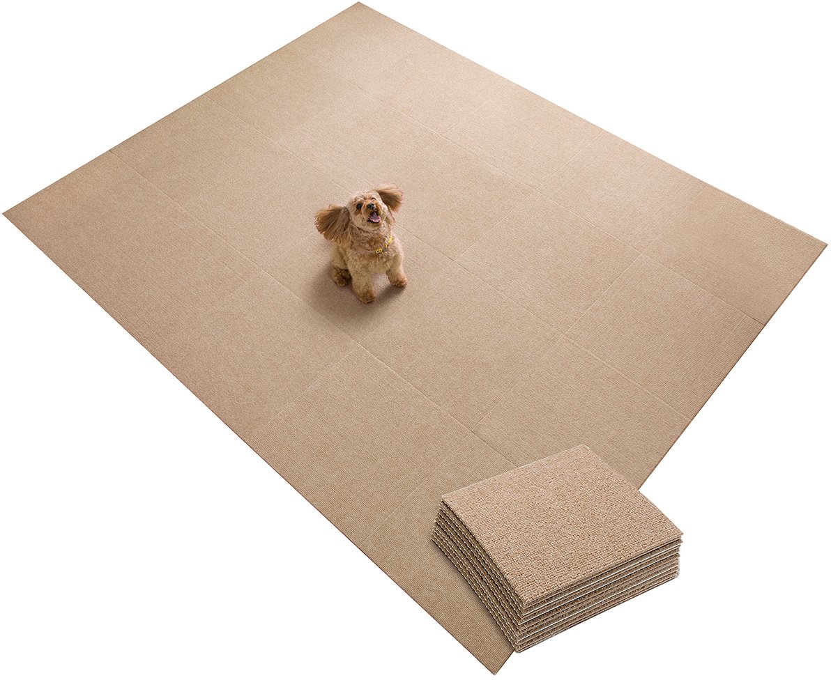 サンコー三つ葉(Sanko Mitsuba) サンコー ずれない ジョイントマット ペット用 45×45cm ベージュ 30枚入