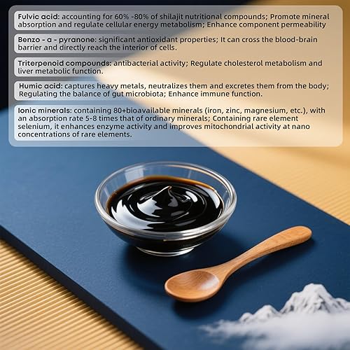 Miniatura 6 de Palitos de shilajit puros del Himalaya con miel orgánica, azafrán fácil de consumir, 30 barras para aumentar la energía, inmune a 85+ oligominerales