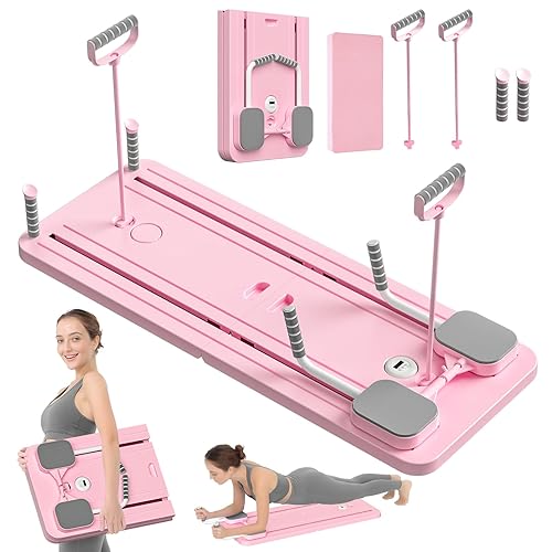 JANUA Pilates Board - Pilates Reformer Set, Multi-Purpose Foldable Pilates