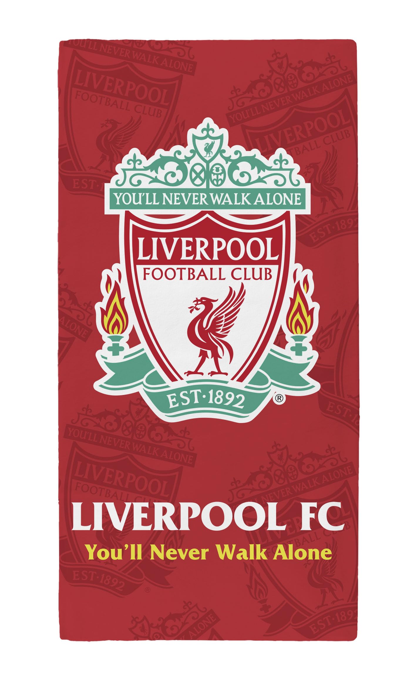 dreamtex Liverpool FC Official Shadow Crest Towel