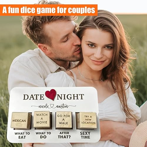 Miniatura 4 de 1 juego de dados divertidos para la noche de citas, divertidos dados reutilizables para parejas, día de San Valentín, aniversarios, regalo de