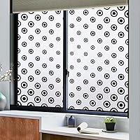 Vista 4 de Película de privacidad para ventanas de vidrio, película reflectante para ventana, bloqueo solar, esmerilada, privacidad estática, diferentes