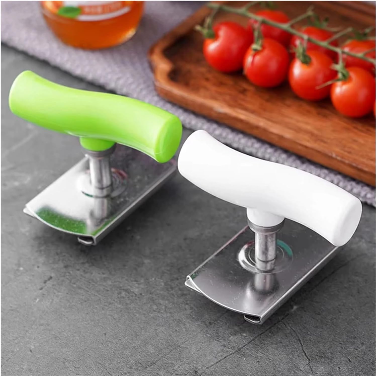 Compatible For Multi-Function Bottle Cap Opener Stainless Steel Adjustable Lids Off Jar Labor-Saving Screw Can(White)