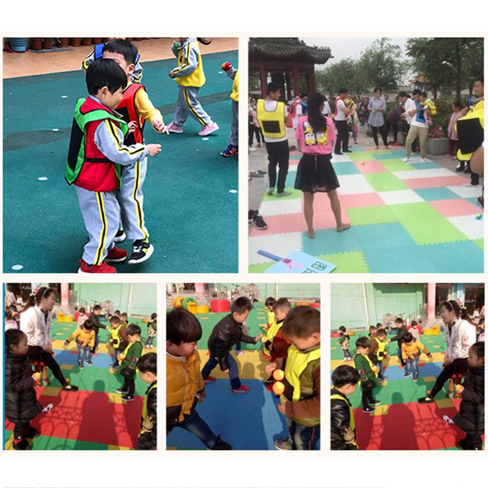 JTLB Gioco di tiro al Bersaglio con Palla in con Giacca Adesiva Set di Gilet in per Gioco di tiro al Bersaglio per Bambini con Gilet Bersaglio