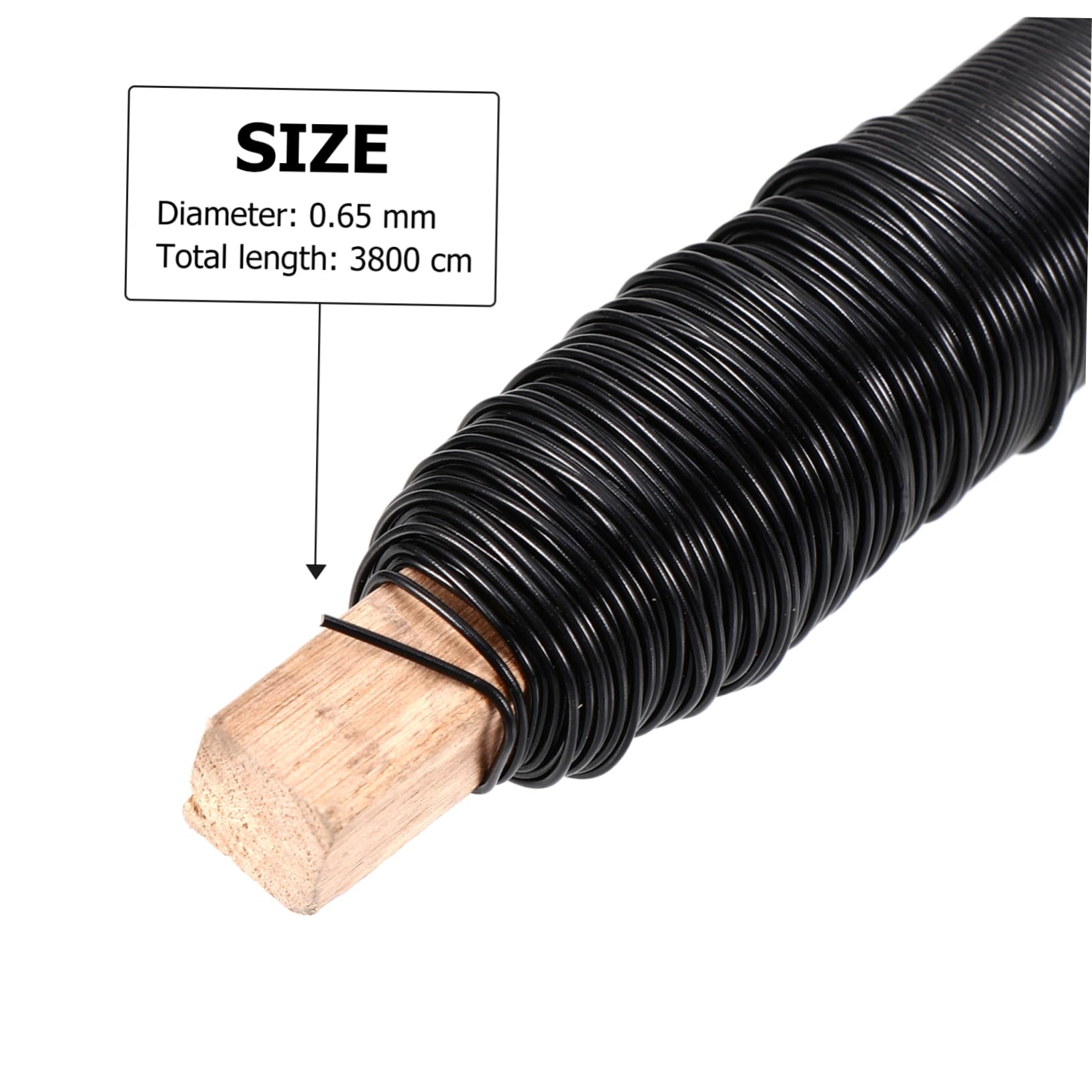 NULYLU Flower Arranging Bundle Wires 3pcs Metal Paint Wires Slightly Flexible for Flower Making for Gardening Projects