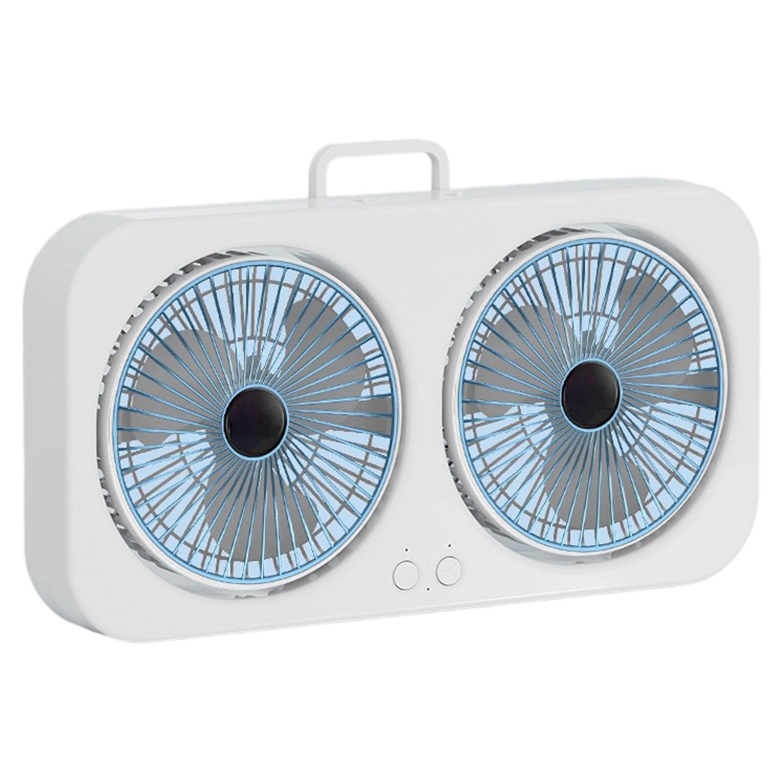FGJsfhrDTU Portable Fan, Low Noise USB Desktop Cooler for Dorm Gym Travel Essentials Hanging Tent for Camping(Blue)