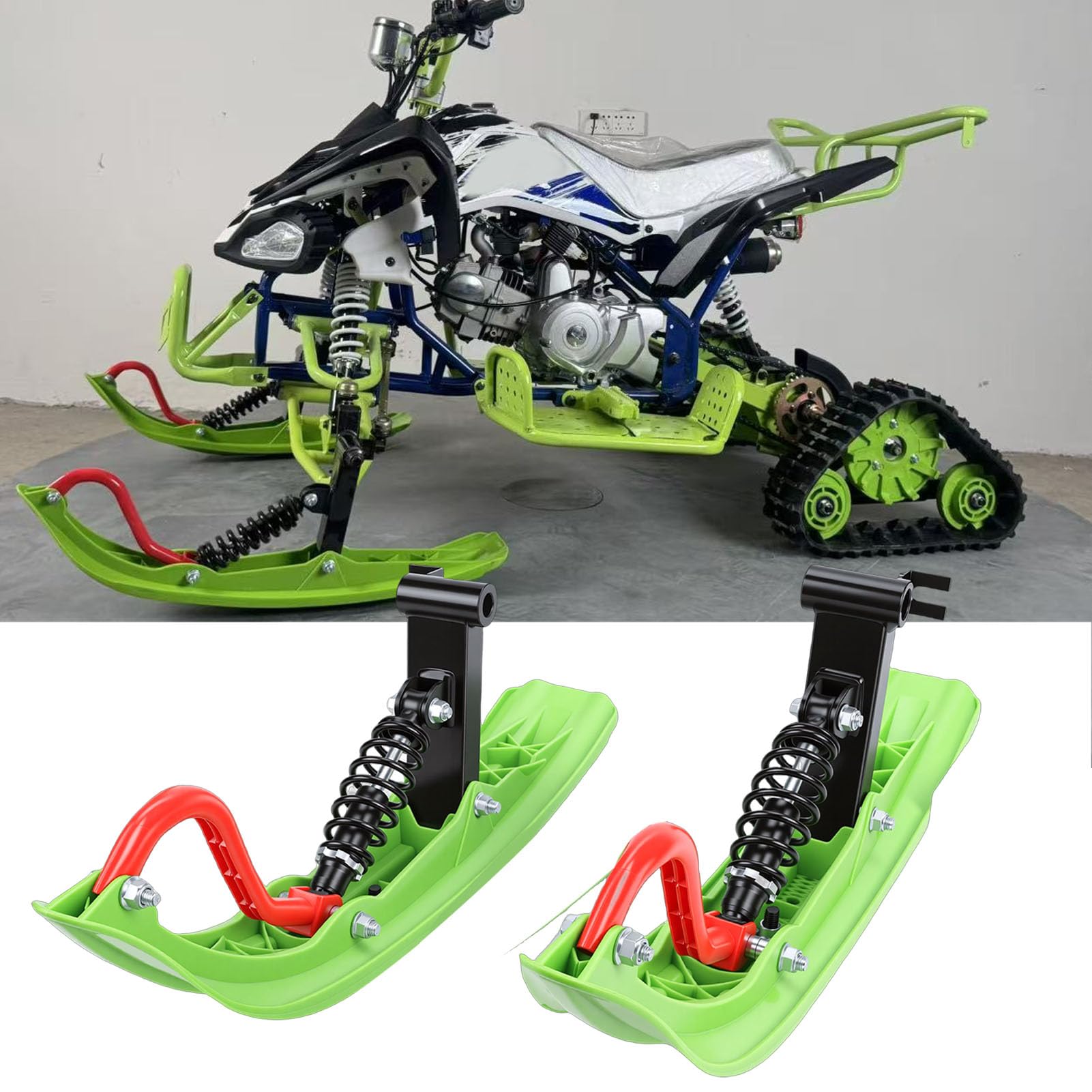 Planche de Luge pour VTT, Surface Texturée Antidérapante avec stabilité Améliorée pour la Conduite Hivernale, Compatible avec la Plupart des VTT