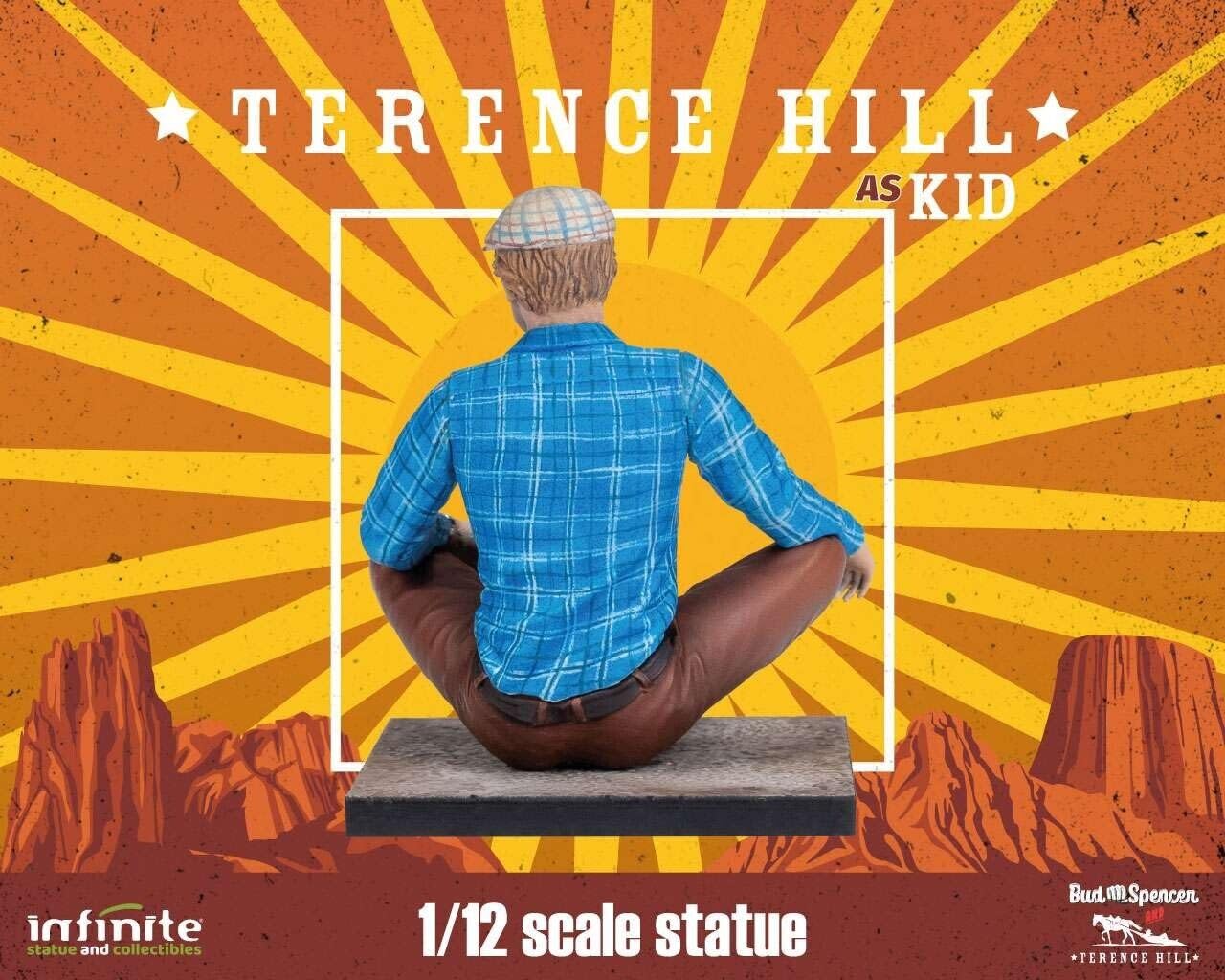 Infinite Statue TERENCE HILL Kid - Scena Film ALTRIMENTI CI ARRABBIAMO - Statua Figura da Collezione in PVC - scala 1/12 - altezza 8cm, 94780