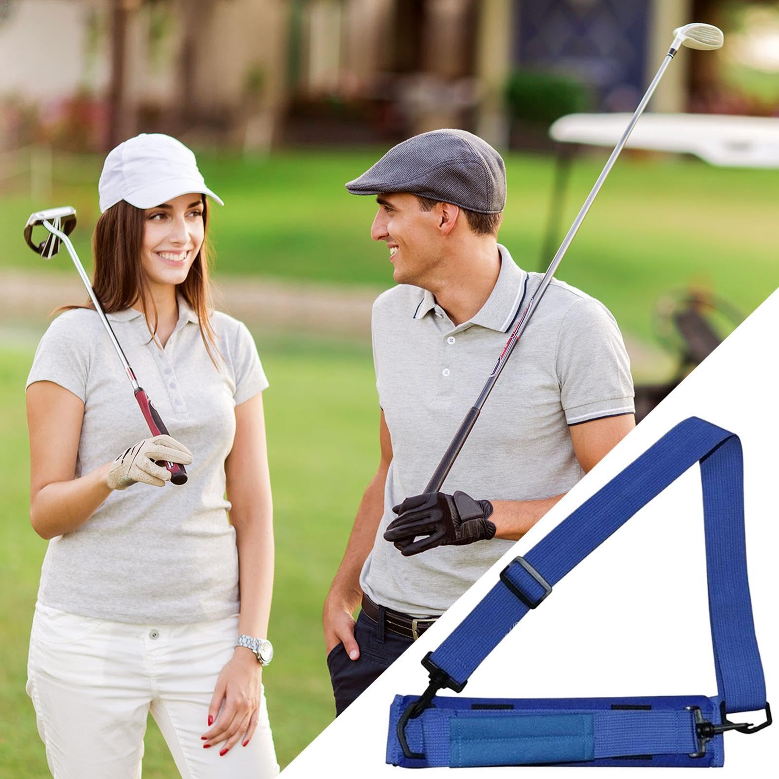 Bolsa de golf para palos de golf, bolsa de viaje para palos de golf, bolsa de viaje con asa de golf, bolsa de viaje con bolsa para pelota, correa ajustable con asa de transporte para hombres, mujeres