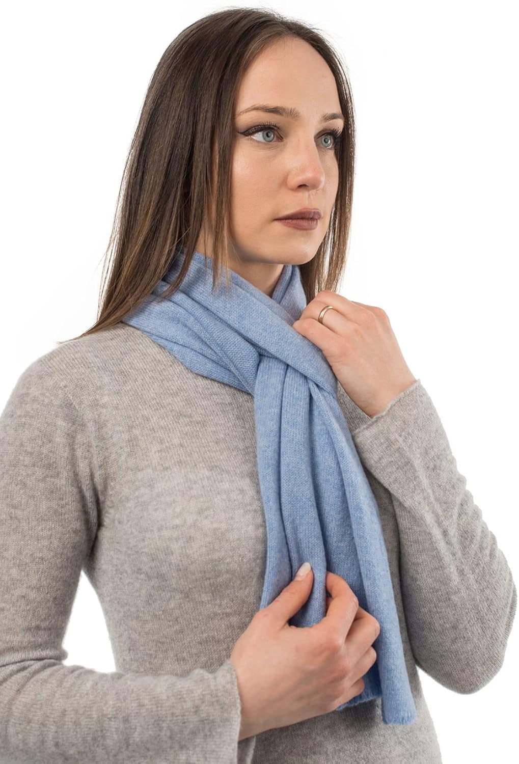 Dalle Piane Cashmere - 100% Cashmere Classic Scarf - Made in Italy - Neck Warmer (12" x 63") - Luxury Gift - Image 3