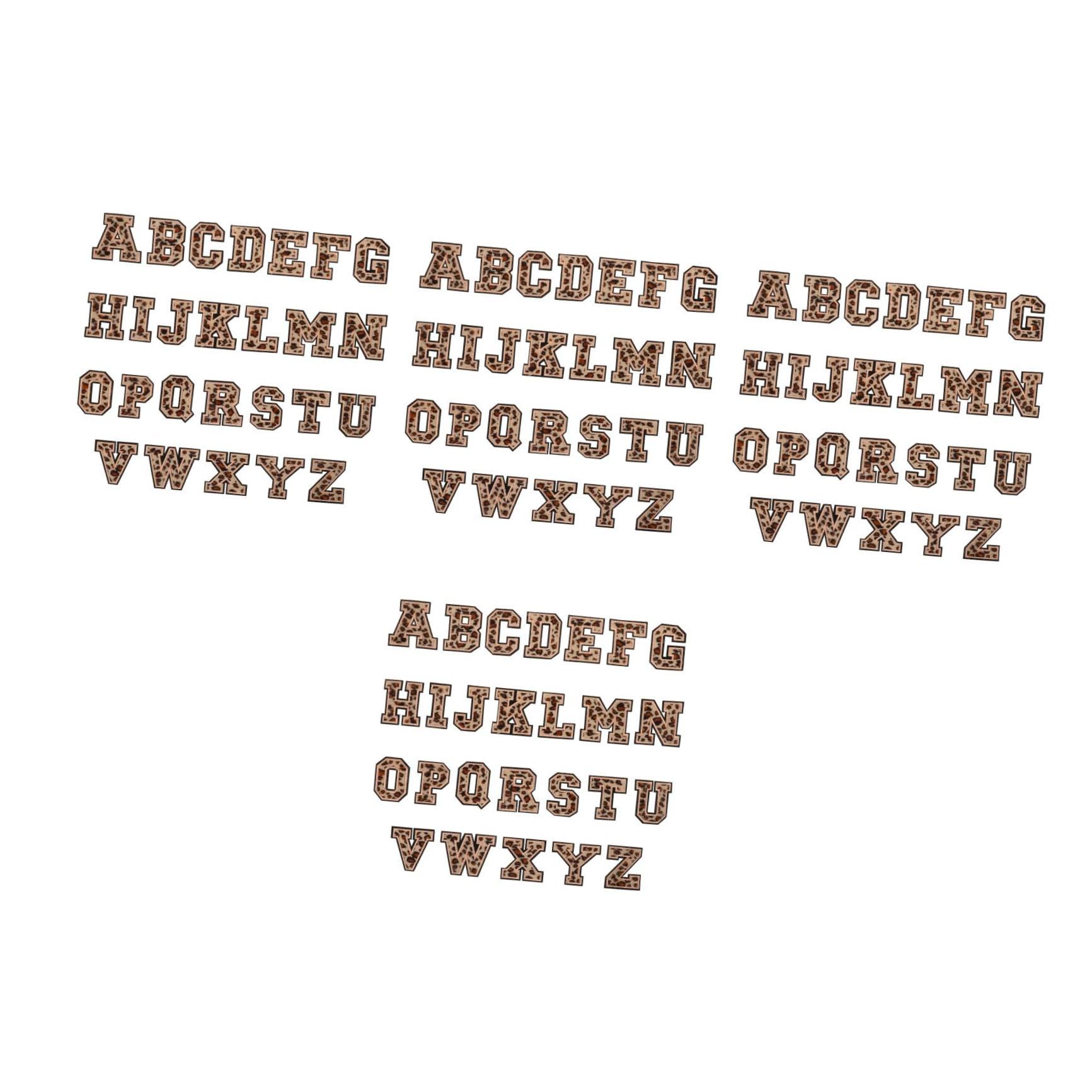 Lettres brodées en tissu avec relief premium et dos thermocollant