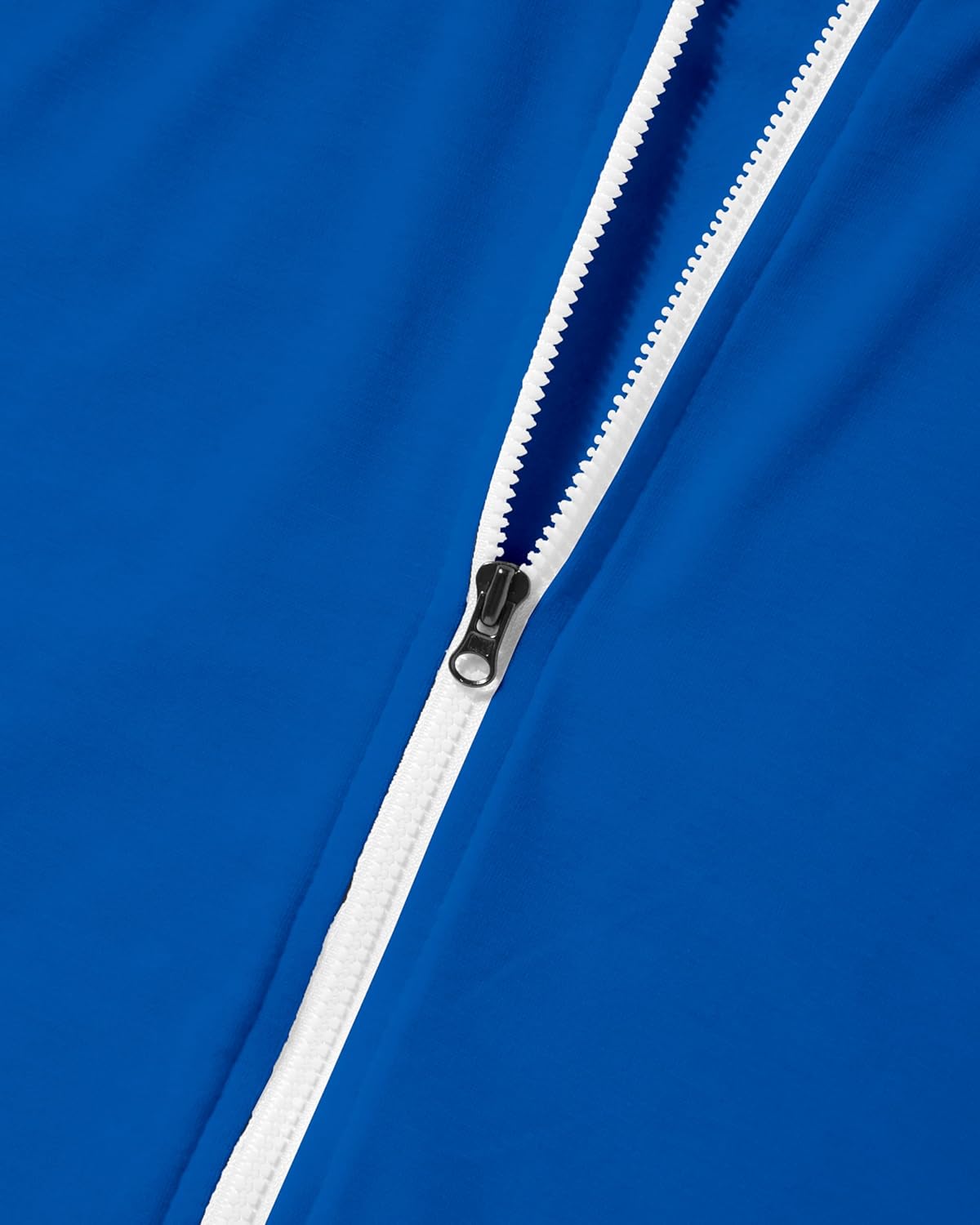 Ohoo Mens Lightweight Soft Fleece Lined Zip Up Hoodie with Pockets Long Sleeve Super Thin Slim Fit Hooded Sweatshirt - Image 5