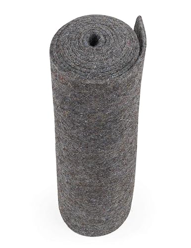 Miniatura 4 de F-26 Fieltro industrial por el pie con adhesivo - 72" de ancho x 3 pies de largo x 1" de grosor