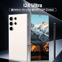 Vista 2 de I24 Ultra Unlocked Phone,Built in Pen The Phone,Smartphone Battery 6800mAh 6.8" HD Screen,Android 14 16+512GB with 128GB Memory Card Cell