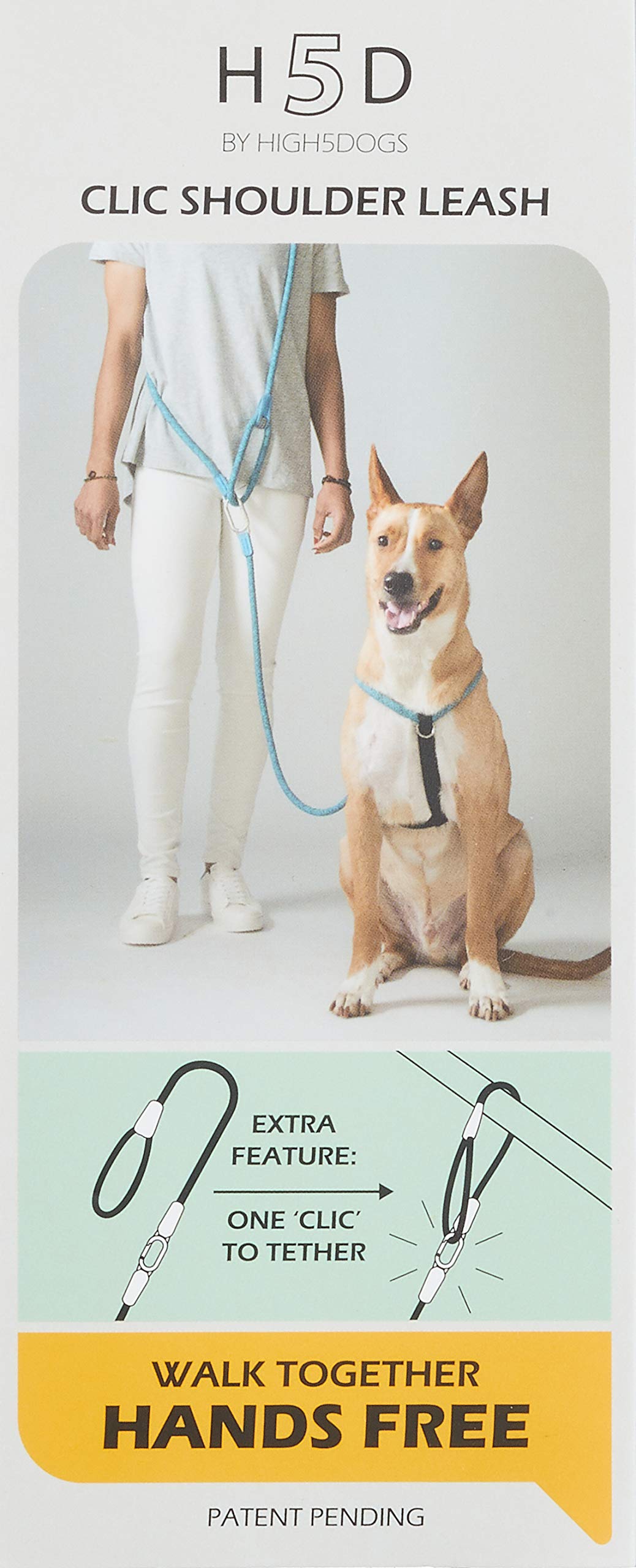 High5Dogs, Leisure Clic Ergonomic Shoulder Lead for Dogs 250 cm, 13 mm, Chic and Durable Design, Easy to Use - Image 2
