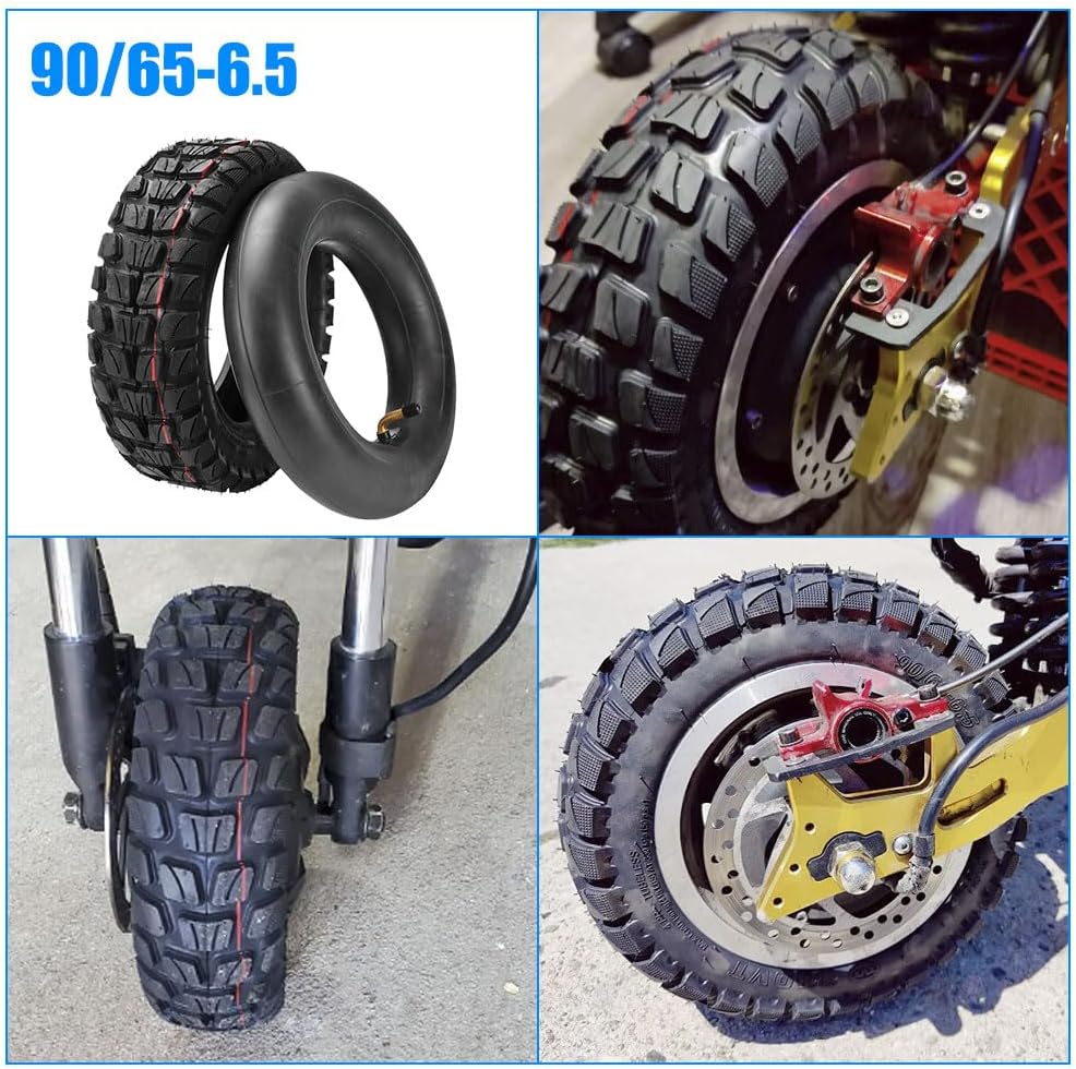 Electric Scooter Tire 90/65-6.5 11 Inch Off Road Tyre Upgrade 90 Inner Tube Universal for Mini Pocket Dirt Pit Bike Outer Vacuum Road Tubeless