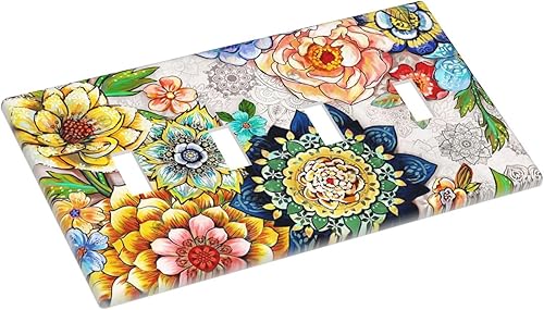 Miniatura 131 de Placa de pared dúplex de receptáculo de dispositivo de 1 gang de madera envejecida blanca gris con veta de tablón, cubierta de enchufe eléctrico de