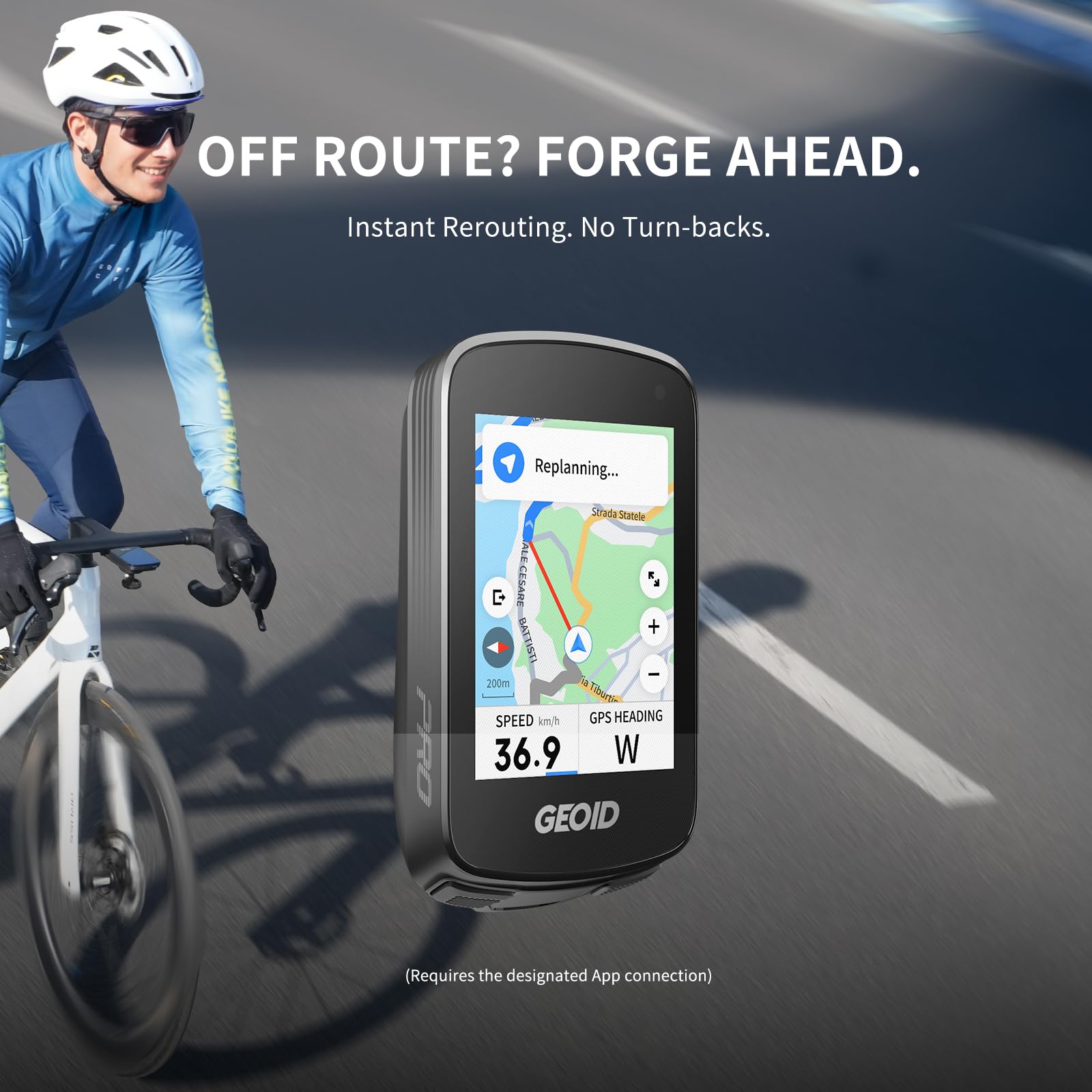 Pack Compteur de vélo GEOID CC700 Pro + Support BM05 Combo CyclingGPS