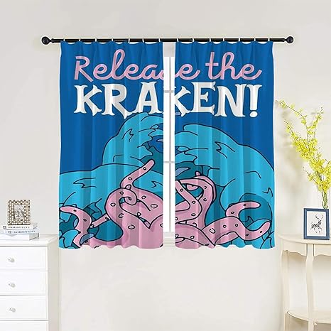 Amazon クラーケン装飾 多図1級遮光カーテン グランジモダンなイラストとkrakenモチベーション引用プリントを解放します フック タッセル 断熱 省エネ 高級感のある生地 幅100cm丈178cm 2枚組 カーテン オンライン通販 Amazon クラーケン装飾 多図1級遮光カーテン グランジモダンなイラストとkrakenモチベーション引用プリントを解放します フック タッセル 断熱 省エネ 高級感のある生地 幅100cm丈178cm 2枚組 カーテン オンライン通販