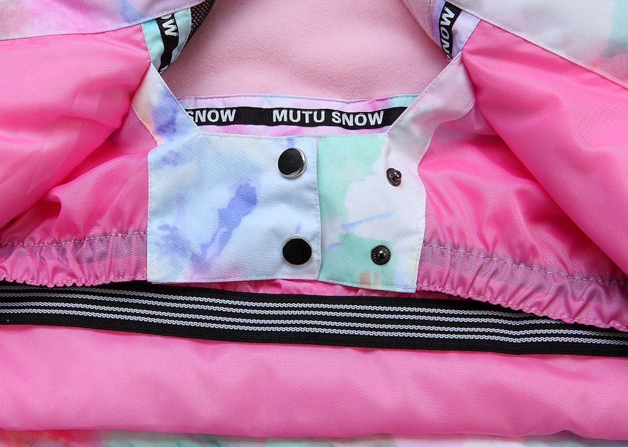 SEARIPE Girls Ski Jacket and Pant Set Winter Warm Snowsuits Kids Toddler Waterproof Outdoor Ski Suit